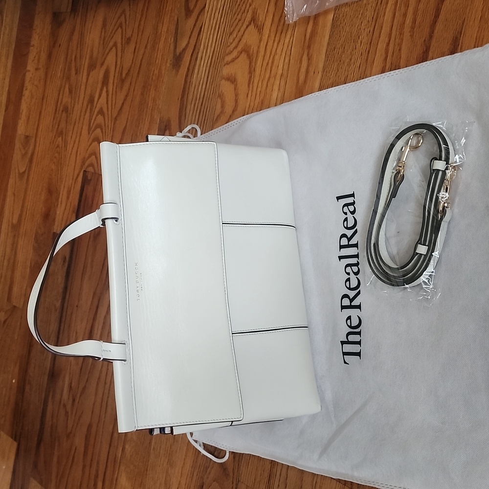 Tory Burch Block-T Bag Ivory Satchel